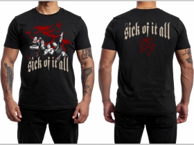 Sick Of it All - čierne p&aacute;nske tričko 100%bavlna